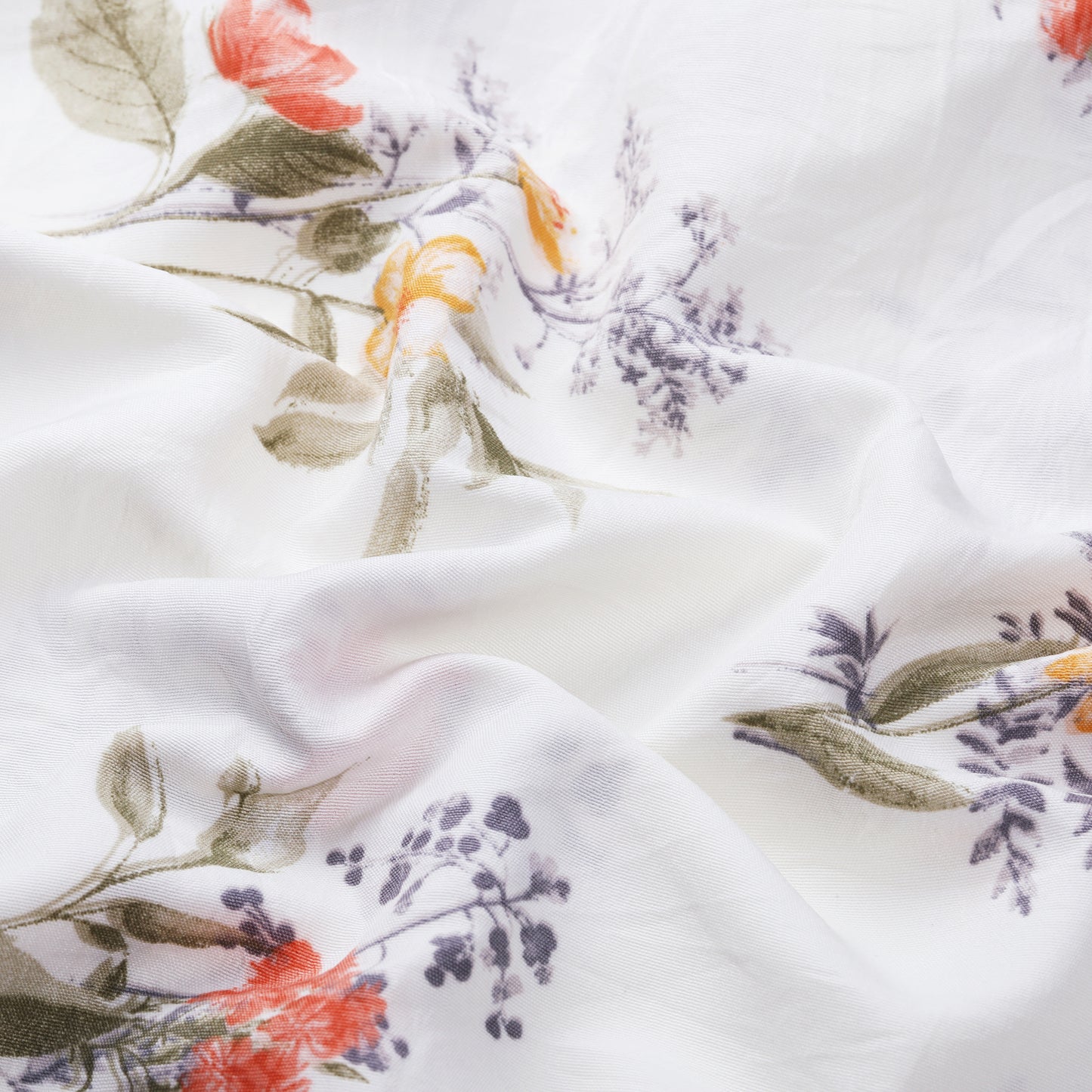 Pillowcase for Hair and Skin Breathable, 1 Pcs Soft Floral Pillow Cases with Envelope Closure