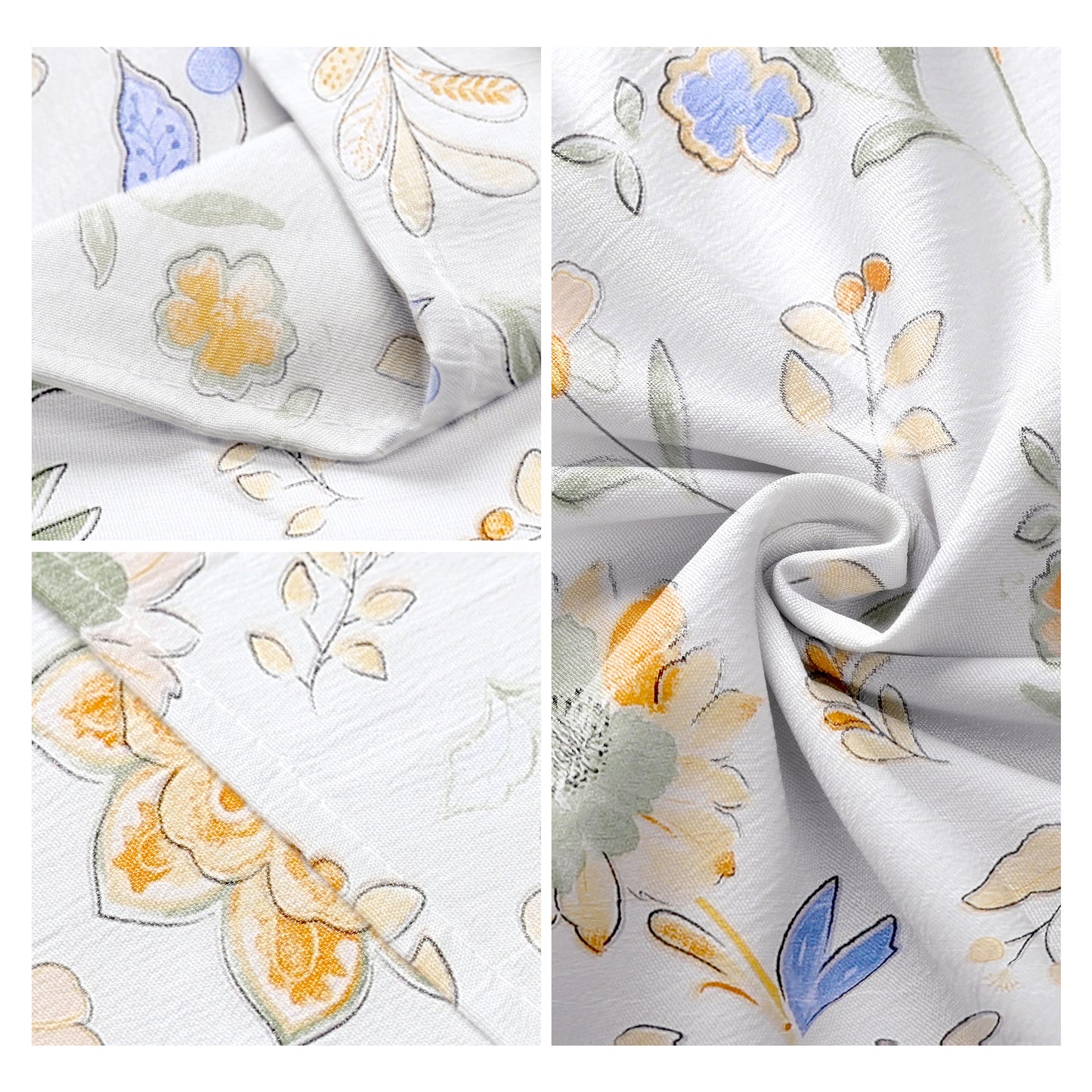 Pillowcase for Hair and Skin Breathable, 1 Pcs Soft Floral Pillow Cases with Envelope Closure