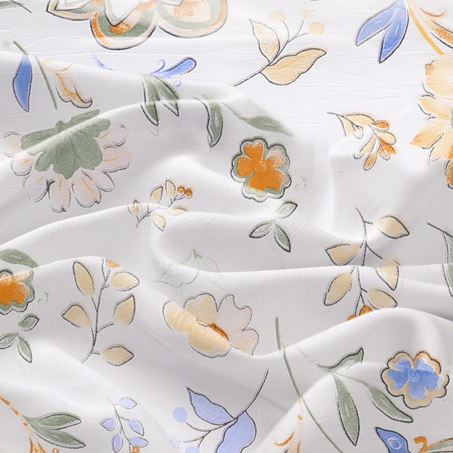 Pillowcase for Hair and Skin Breathable, 1 Pcs Soft Floral Pillow Cases with Envelope Closure