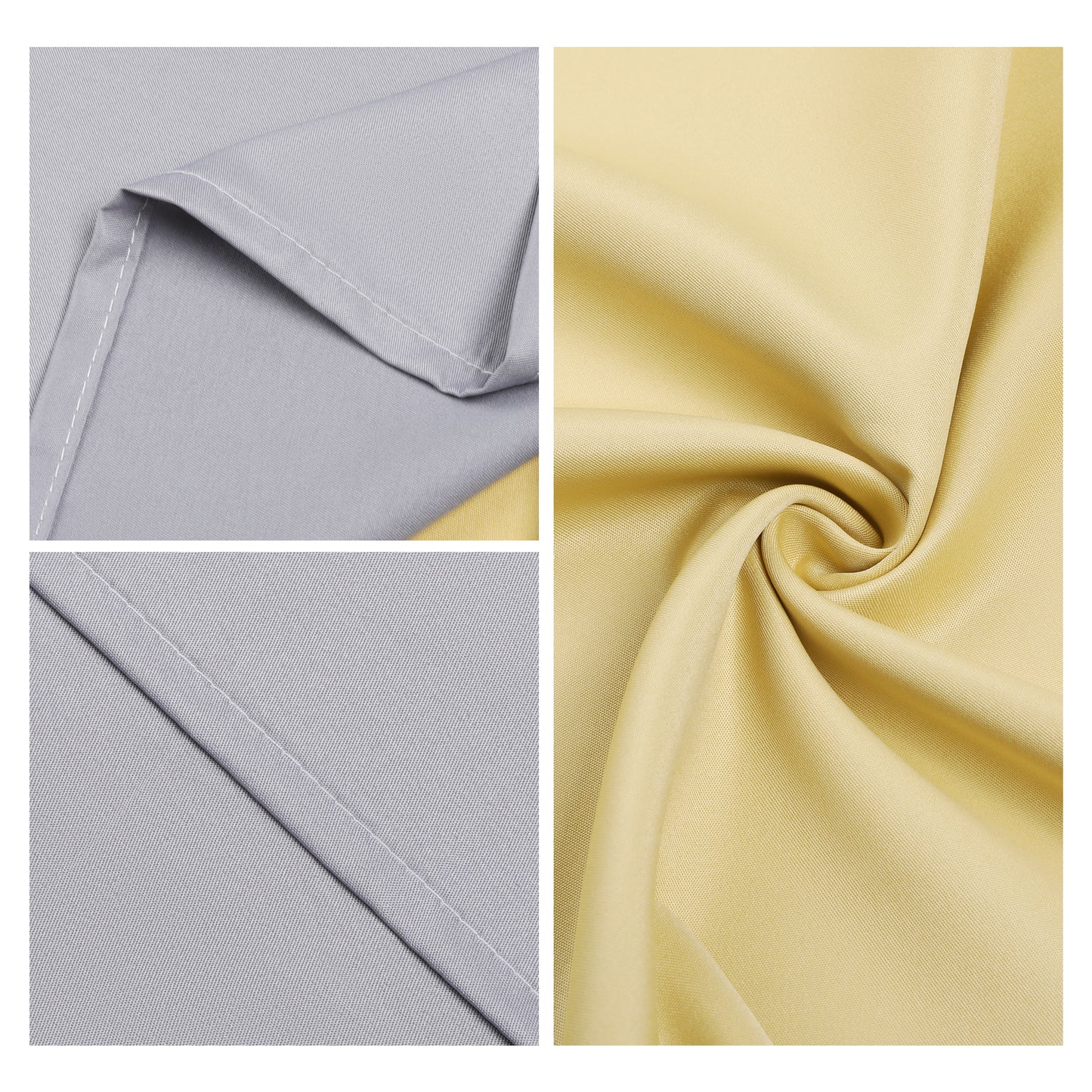 Pillow Cases Set of 2, Soft Satin Polyester Cooling Pillow Covers with Envelope Closure
