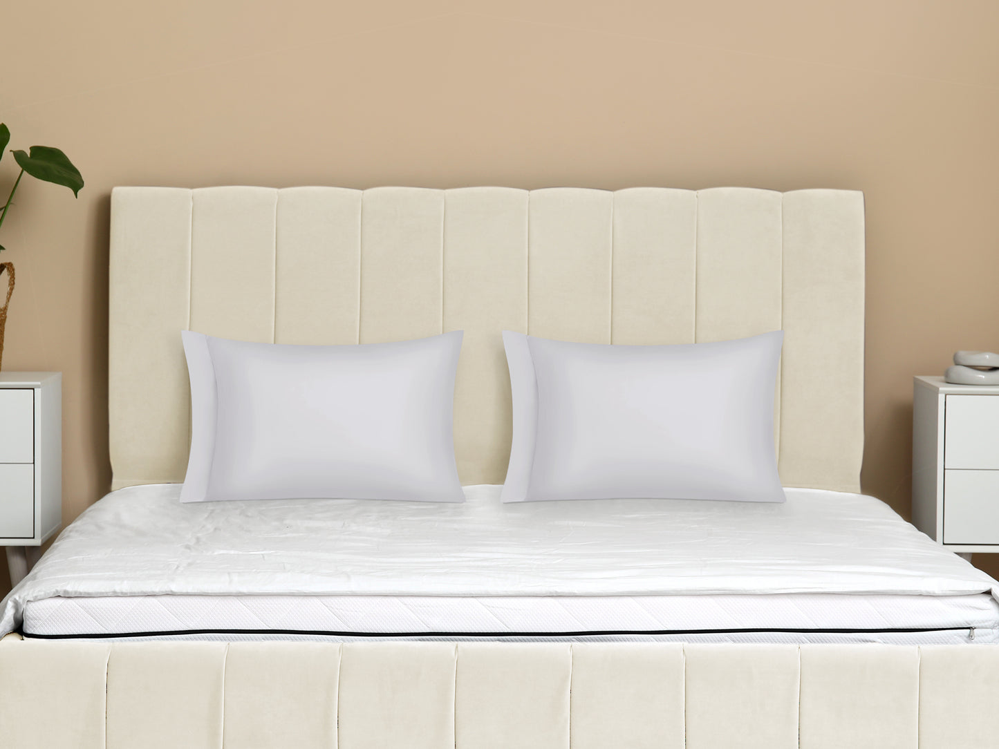 Pillow Cases, Soft Cooling Pillow Covers Set of 2 with Envelope Closure