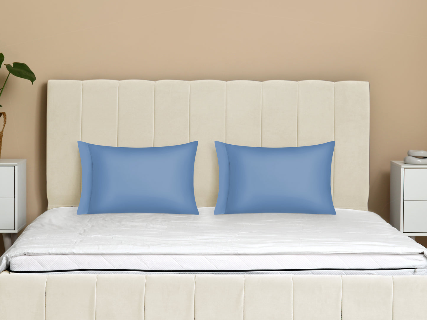 Pillow Cases, Soft Cooling Pillow Covers Set of 2 with Envelope Closure