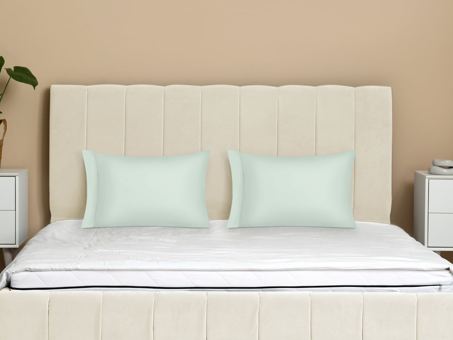 Pillow Cases, Soft Cooling Pillow Covers Set of 2 with Envelope Closure