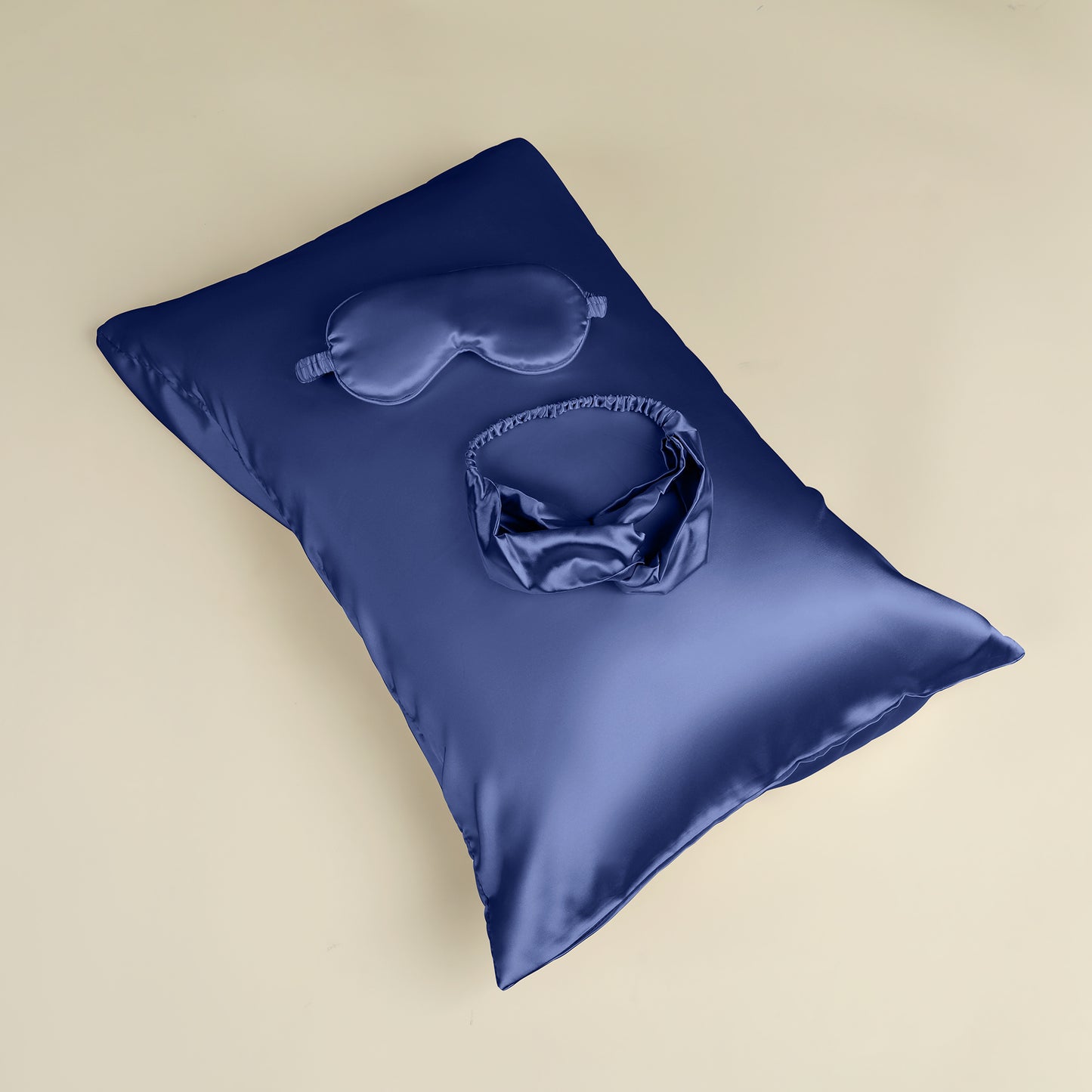 Breathable Pillow Case with Envelope, 1 Pcs with Satin Pillowcases for Hair and Skin