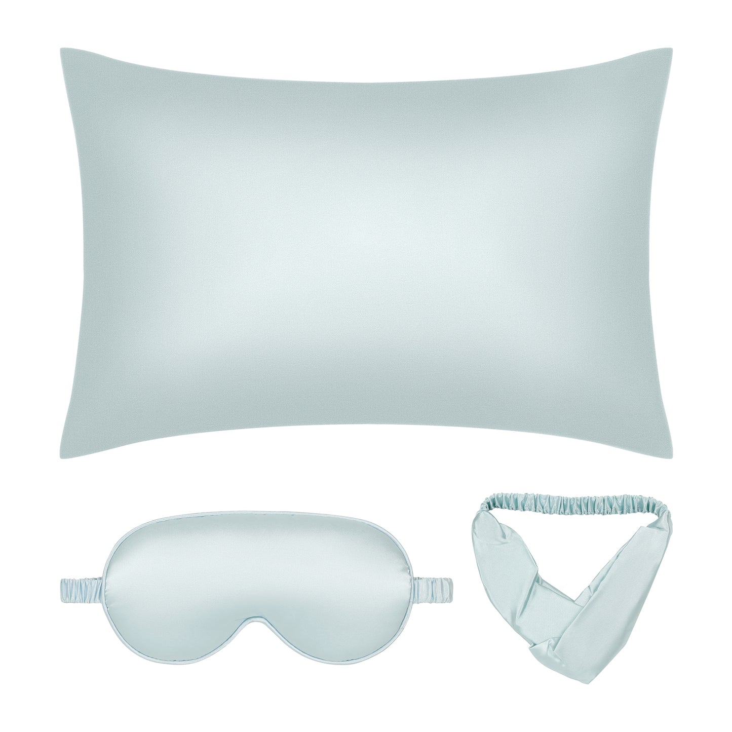 Breathable Pillow Case with Envelope, 1 Pcs with Satin Pillowcases for Hair and Skin