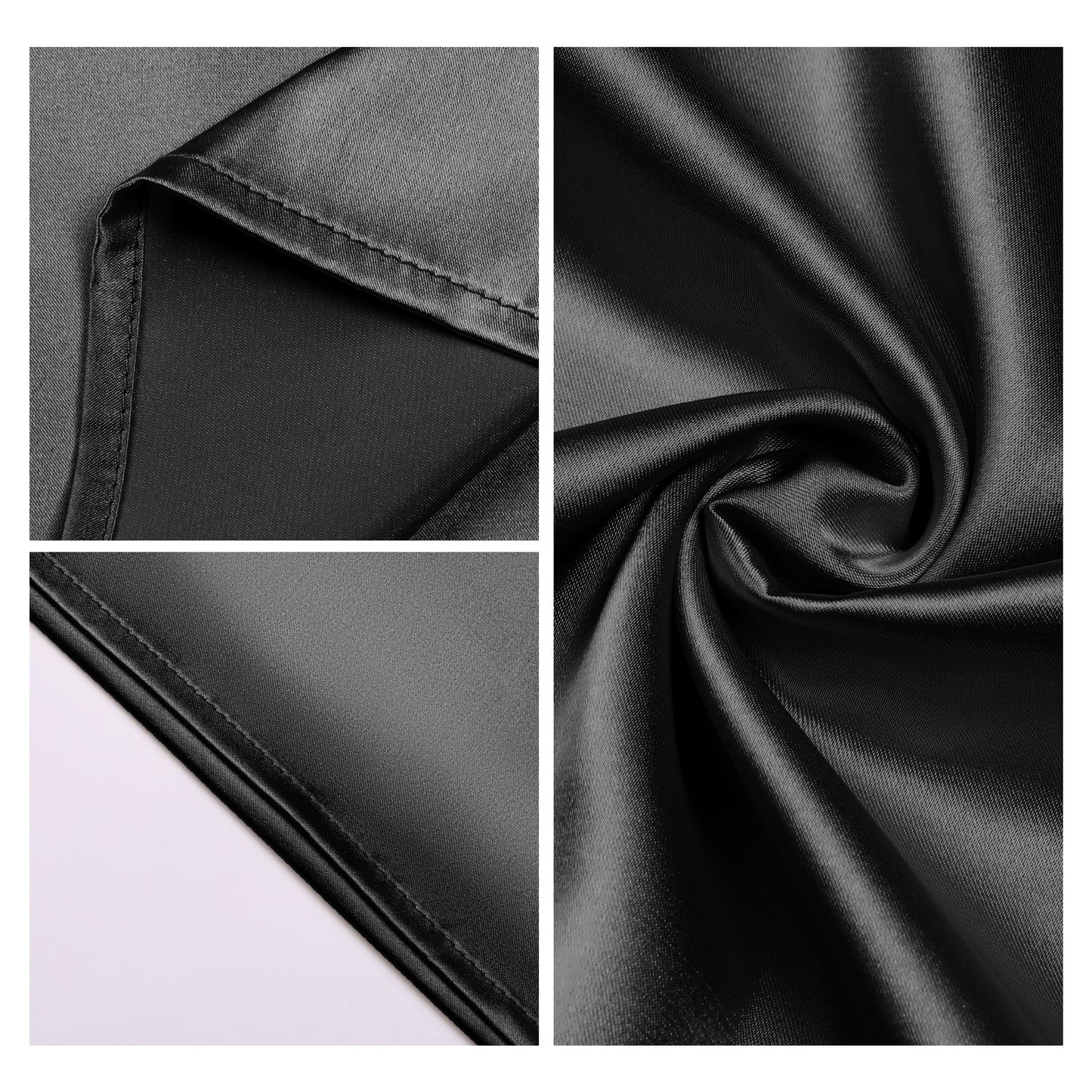 Breathable Pillow Case with Envelope, 1 Pcs with Satin Pillowcases for Hair and Skin