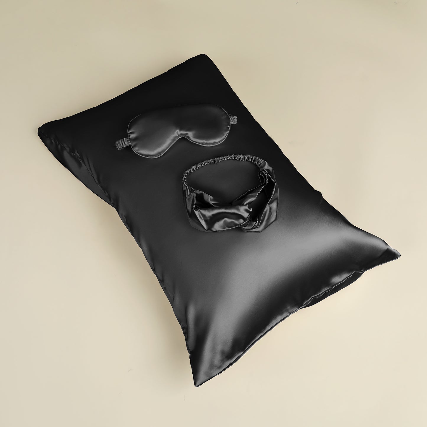 Breathable Pillow Case with Envelope, 1 Pcs with Satin Pillowcases for Hair and Skin
