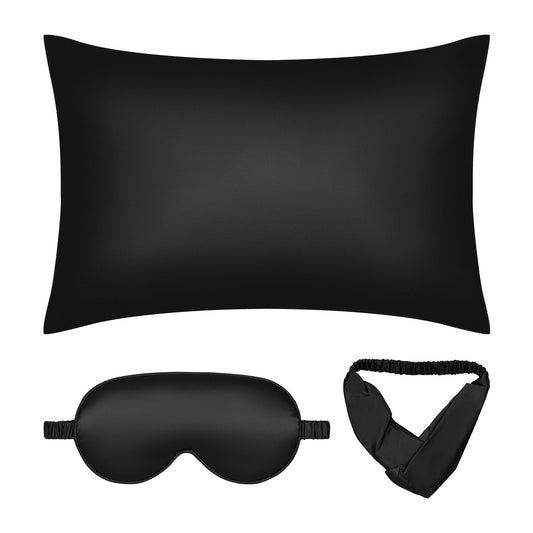 Breathable Pillow Case with Envelope, 1 Pcs with Satin Pillowcases for Hair and Skin