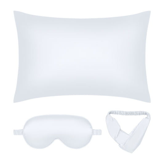Breathable Pillow Case with Envelope, 1 Pcs with Satin Pillowcases for Hair and Skin