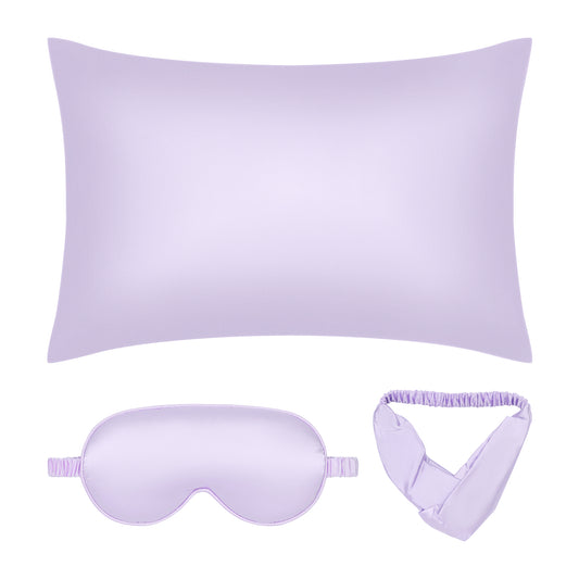 Breathable Pillow Case with Envelope, 1 Pcs with Satin Pillowcases for Hair and Skin