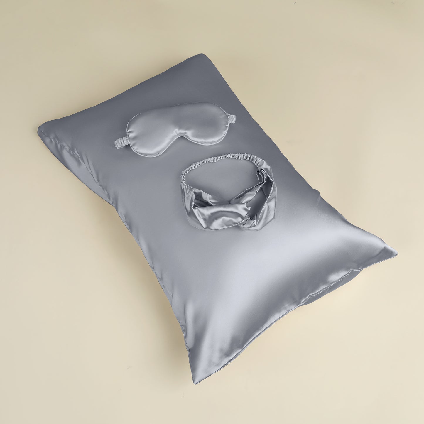 Breathable Pillow Case with Envelope, 1 Pcs with Satin Pillowcases for Hair and Skin