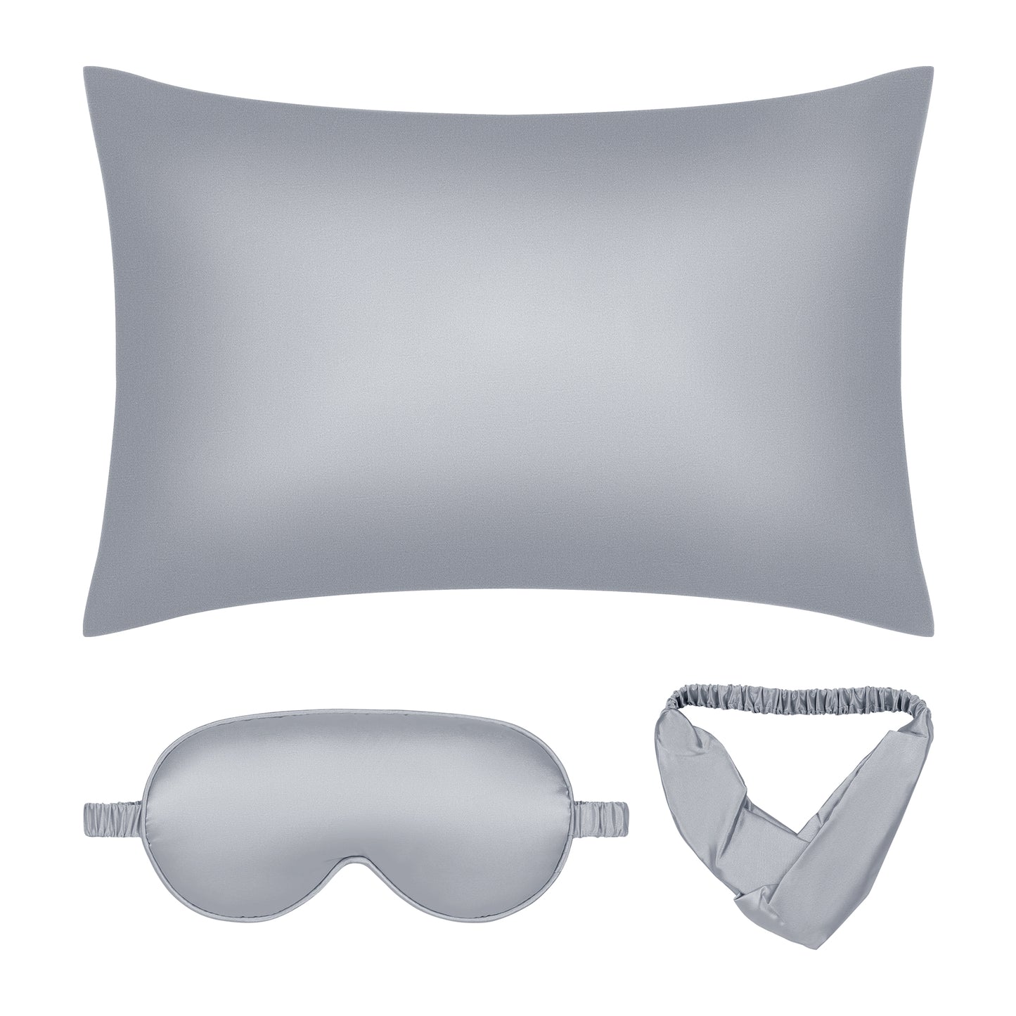 Breathable Pillow Case with Envelope, 1 Pcs with Satin Pillowcases for Hair and Skin