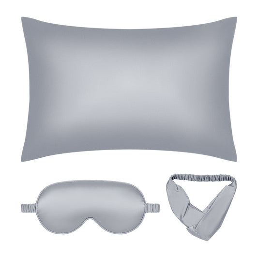 Breathable Pillow Case with Envelope, 1 Pcs with Satin Pillowcases for Hair and Skin