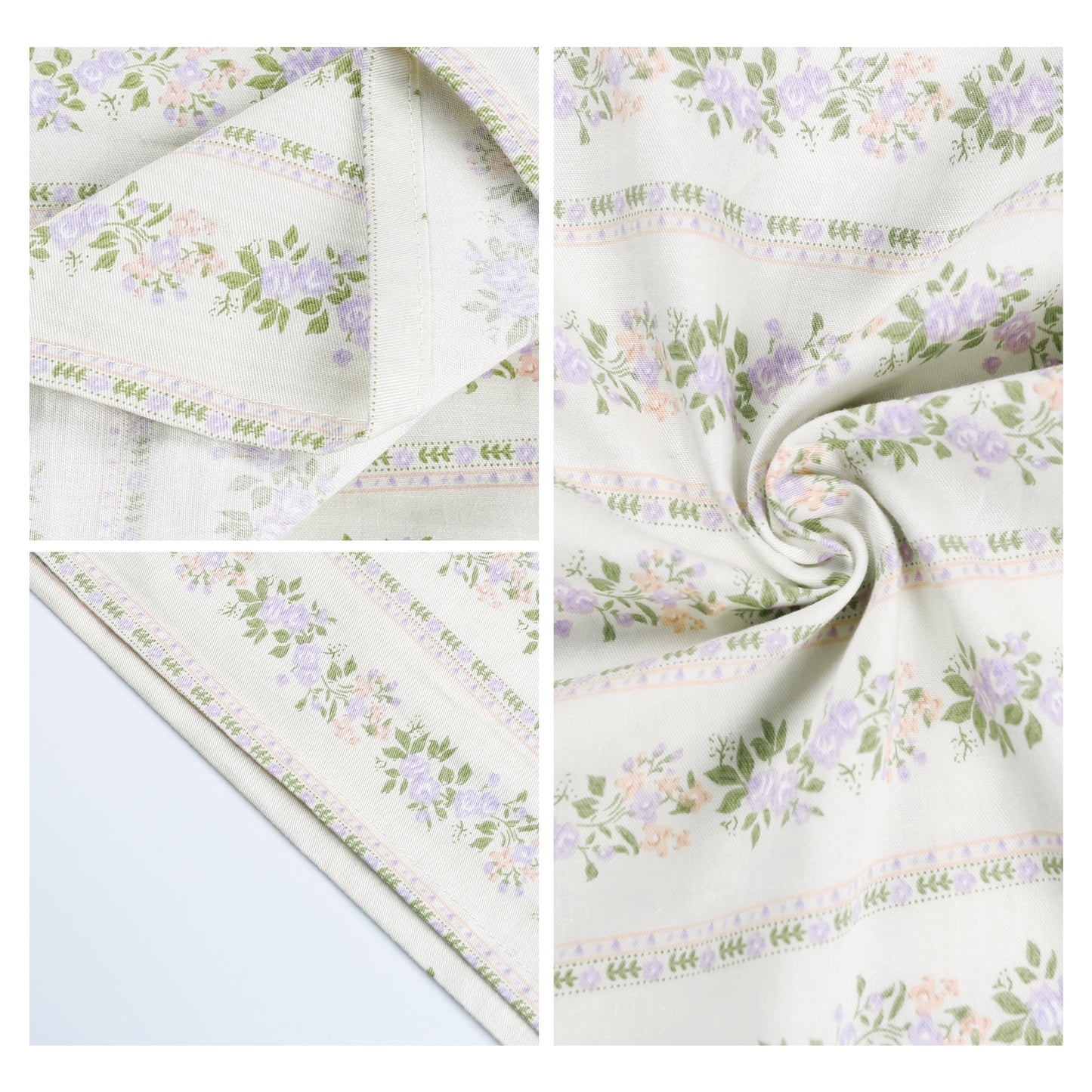 Pillowcase for Hair and Skin, Cotton Floral Pillow Cases Set of 2 with Envelope Closure