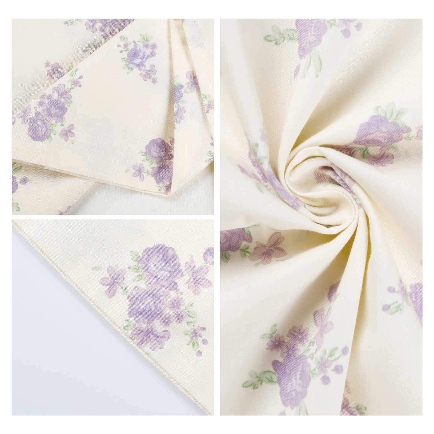 Pillowcase for Hair and Skin, Cotton Floral Pillow Cases Set of 2 with Envelope Closure