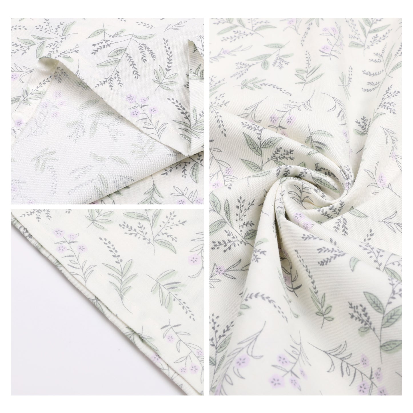Pillowcase for Hair and Skin, Cotton Floral Pillow Cases Set of 2 with Envelope Closure