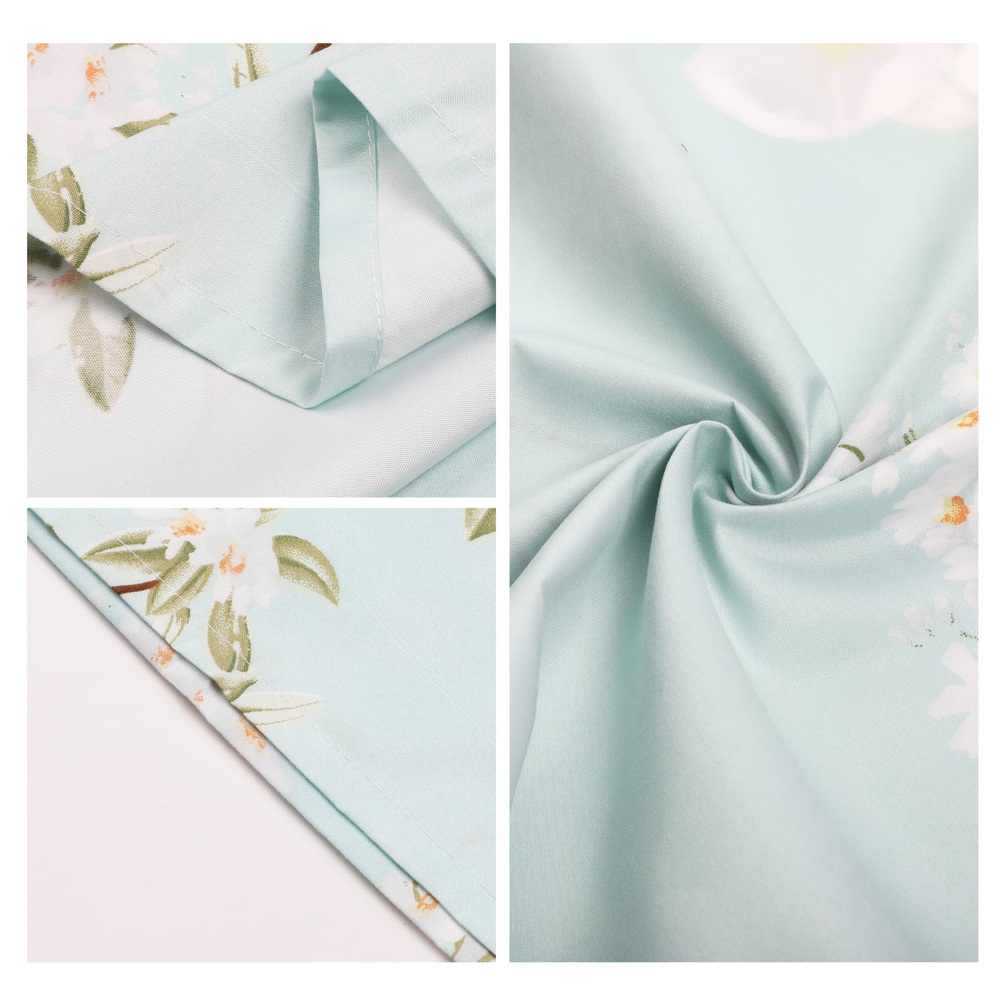 Pillowcase with Envelope Closure, Set of 2 with Floral Pillow Cases for Hair and Skin