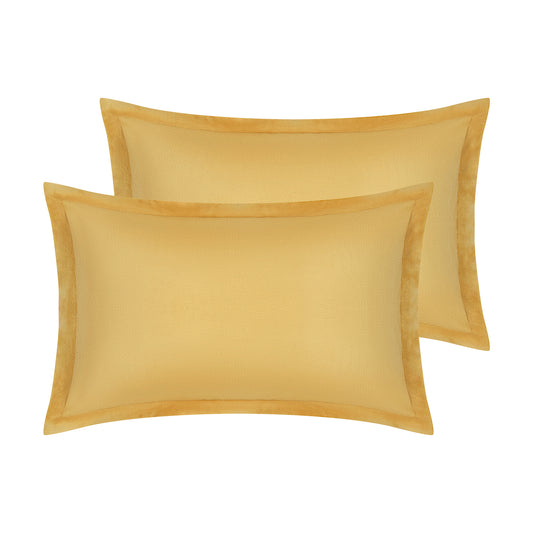 Velvet Pillow Cases Queen Size Set of 2, Pillow Covers with Zipper Closure