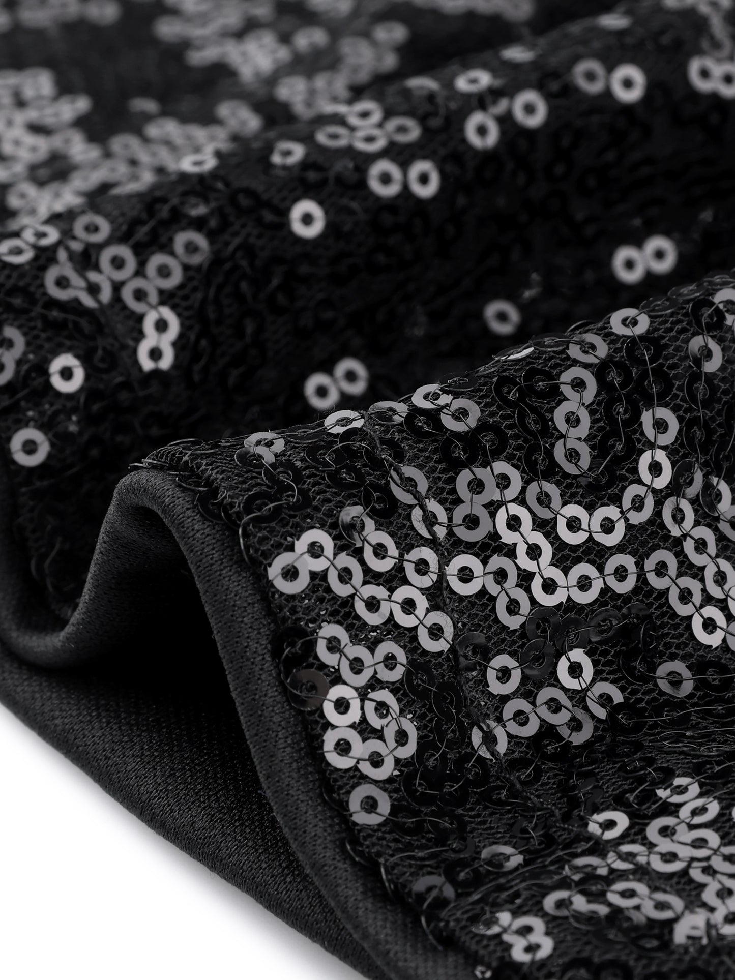 Women Sparkly Sequin Stretchy High Waisted Bodycon Mini Skirt