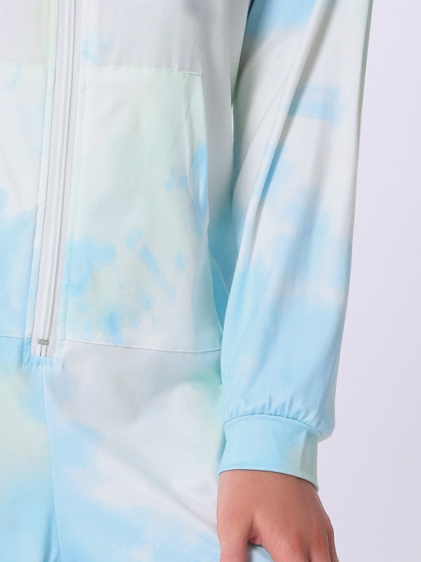 Women's Pajama Sets Tie Dye Long Sleeve Jumpsuits with Pockets