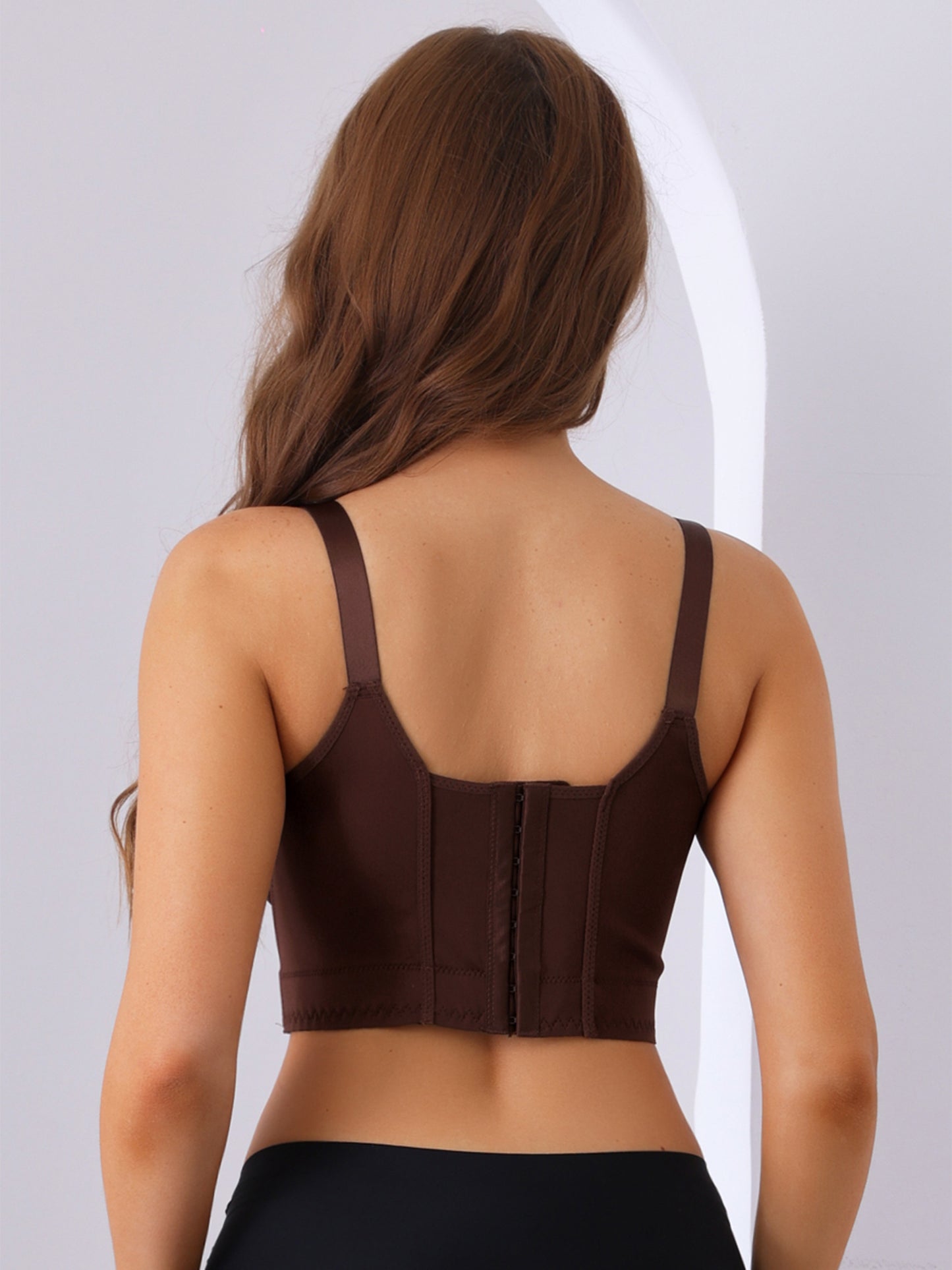 Women's Deep V-Neck Adjustable Straps Underwire Bra Push-Up Underwear