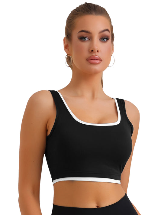 Camisole pour femme avec soutien-gorge intégré rembourré, débardeur à bonnets fixes intégrés, sous-vêtements