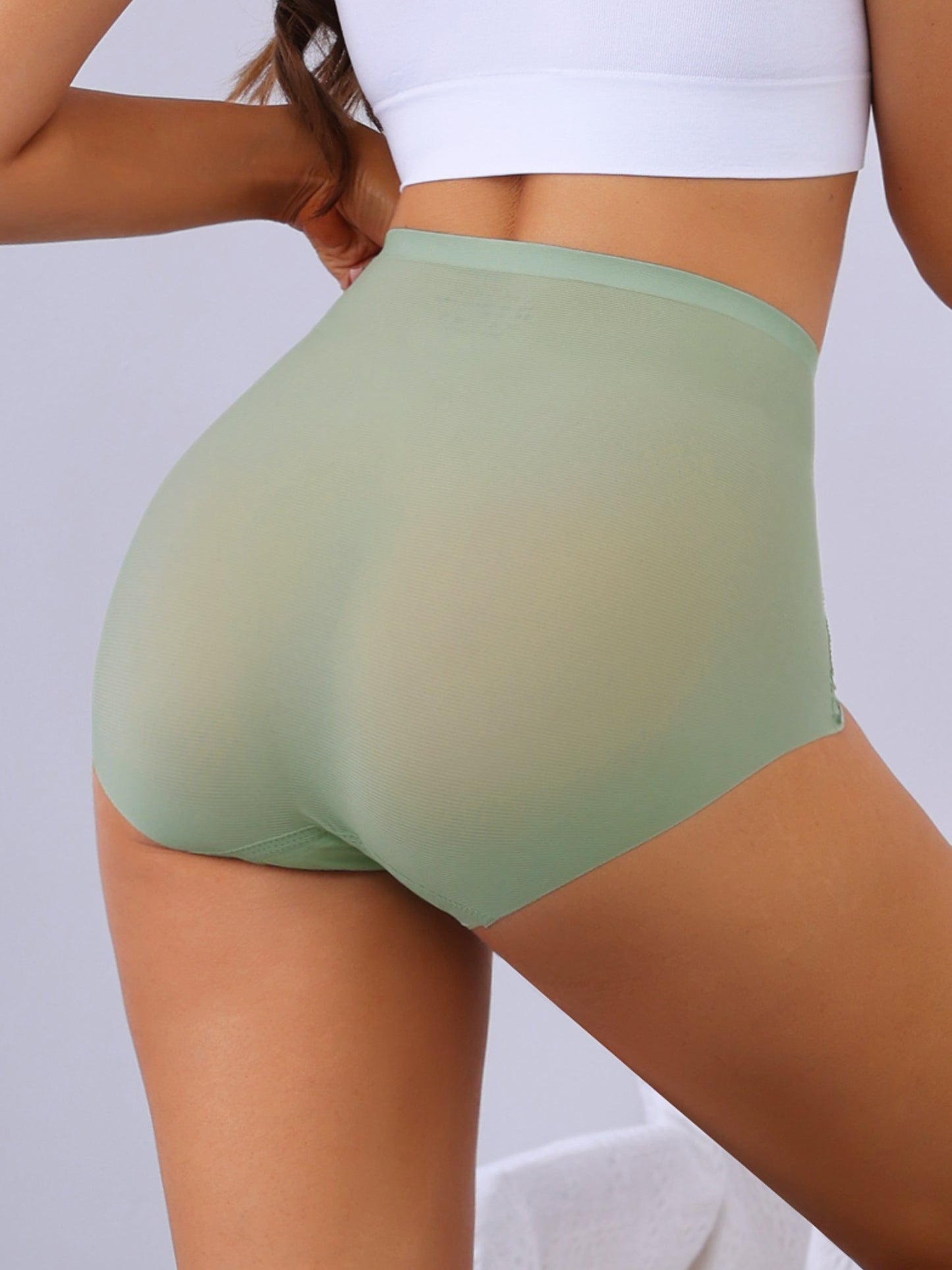 Culotte gainante taille haute pour femme, couvrante et gainante