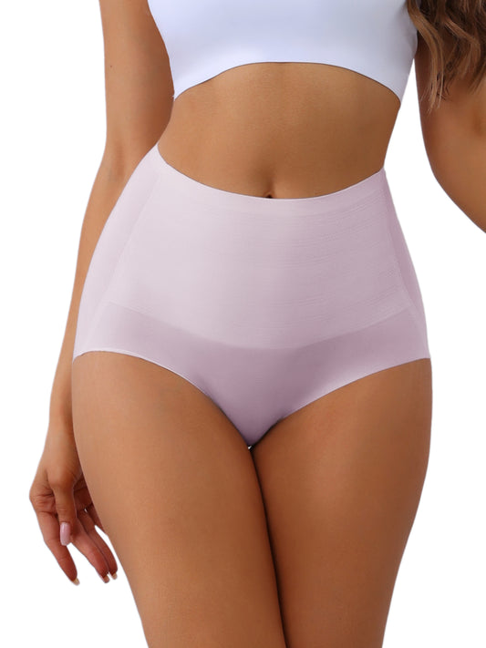 Braguita de cintura alta con cobertura total para mujer, control de abdomen