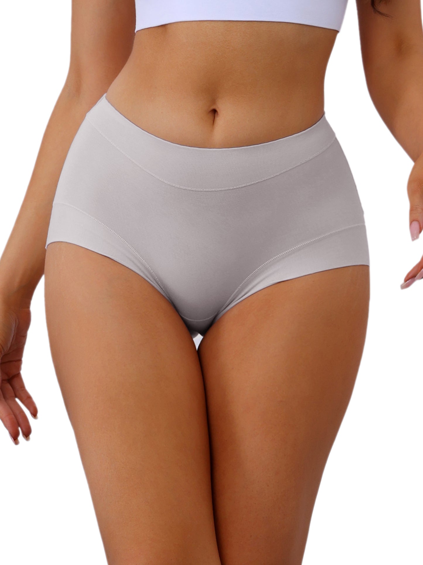 Women's Mid-Waisted Full Coverage Briefs Classic Underwear
