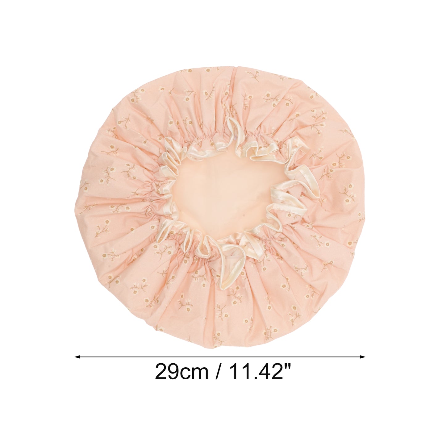 1 Pc Women Durable Waterproof Shower Cap for Bathroom Travel Pink