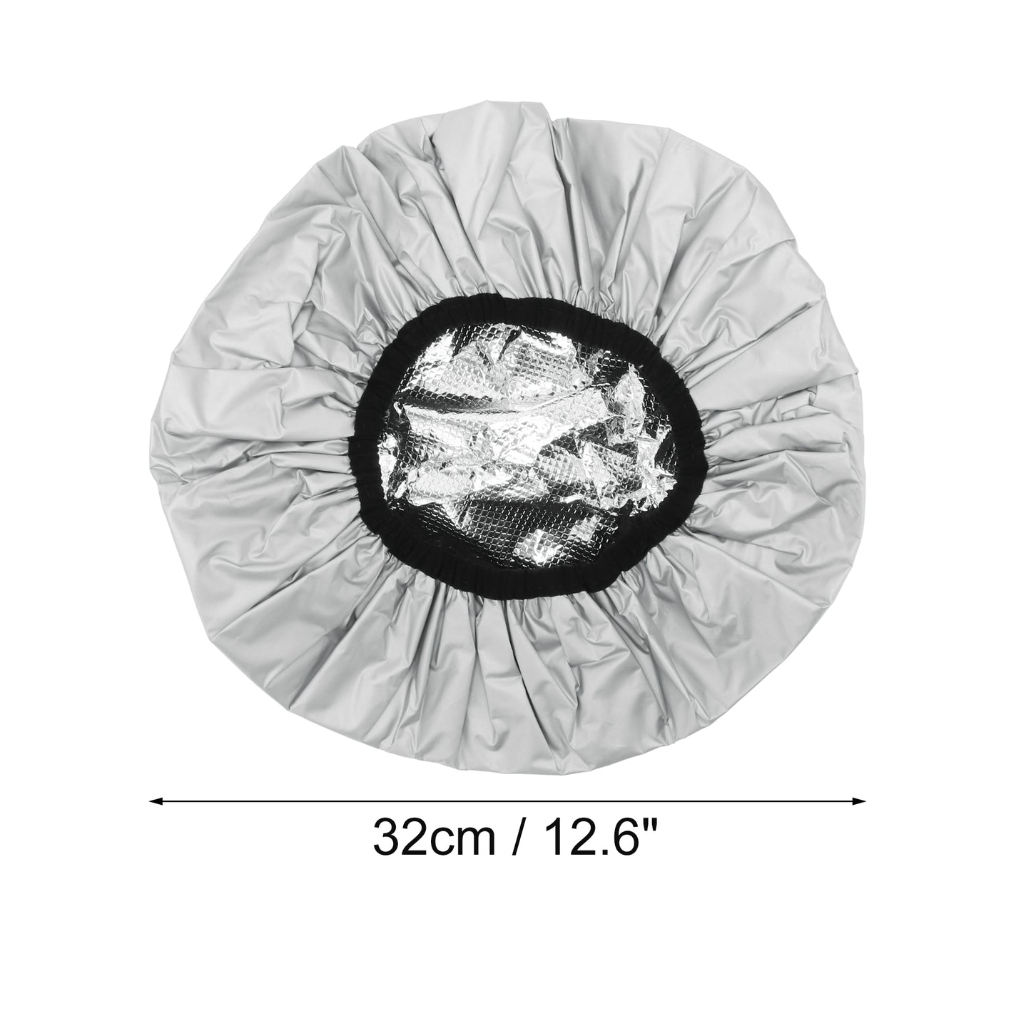 1 Pc Women Portable Shower Cap for Bathroom Hotel Gray