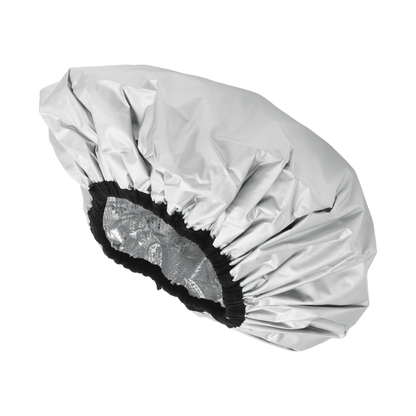 1 Pc Women Portable Shower Cap for Bathroom Hotel Gray