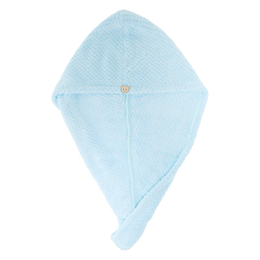1 Pc Women Soft Breathable Hair Drying Towel for Bathroom Sky Blue