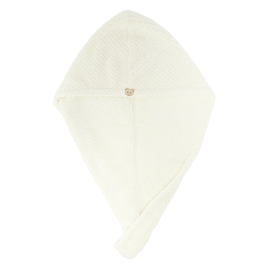 1 Pc Women Soft Breathable Hair Drying Towel for Bathroom White