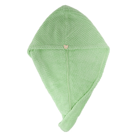 1 Pc Women Soft Breathable Hair Drying Towel for Bathroom Green