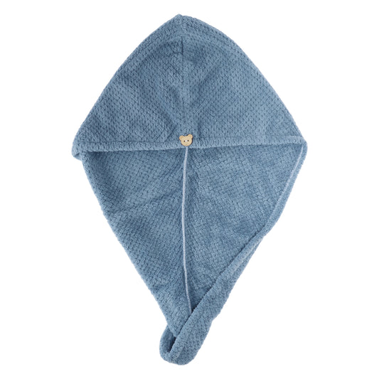 1 Pc Women Soft Breathable Hair Drying Towel for Bathroom Deep Blue