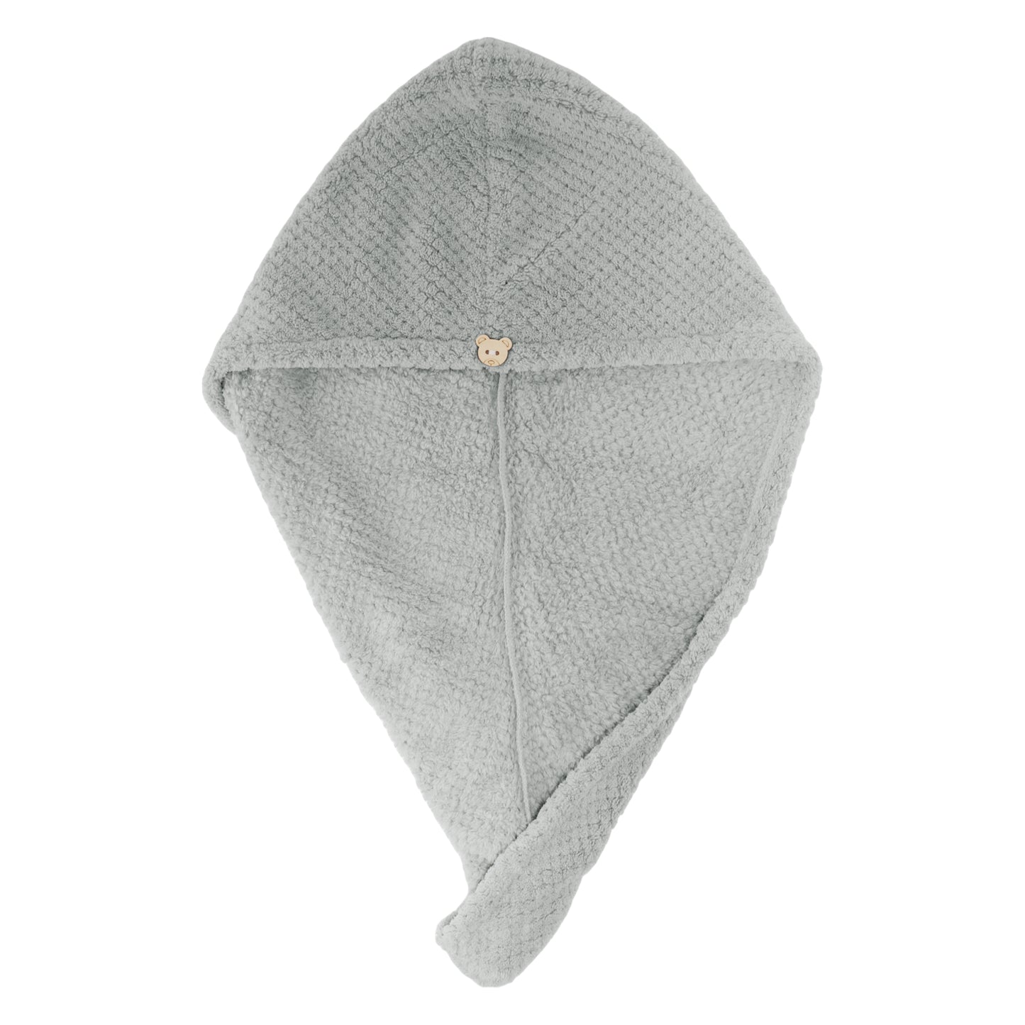 1 Pc Women Soft Breathable Hair Drying Towel for Bathroom Gray