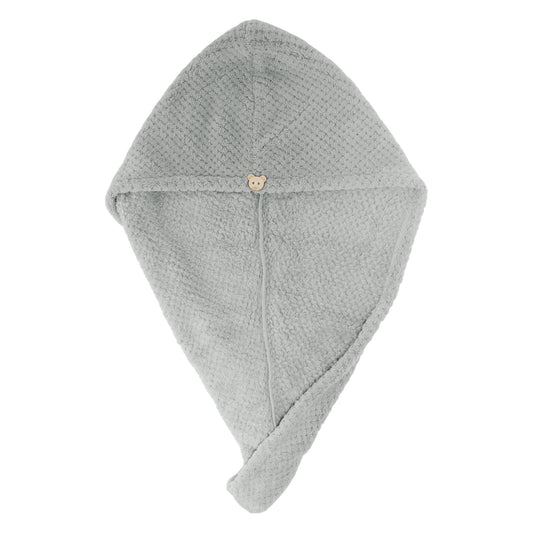 1 Pc Women Soft Breathable Hair Drying Towel for Bathroom Gray