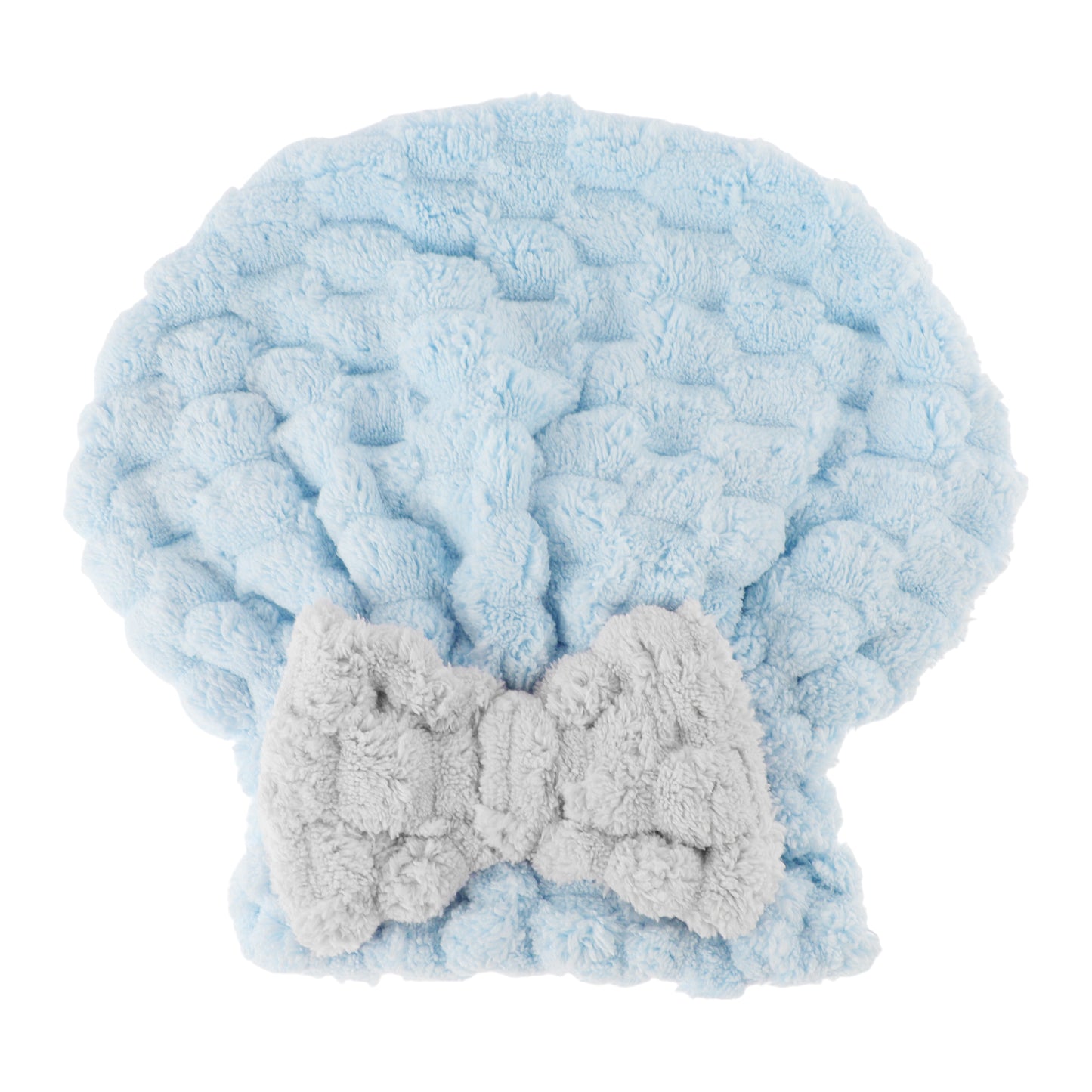 1 Pc Women Soft Comfortable Hair Drying Wrap Towel for Bathroom Blue