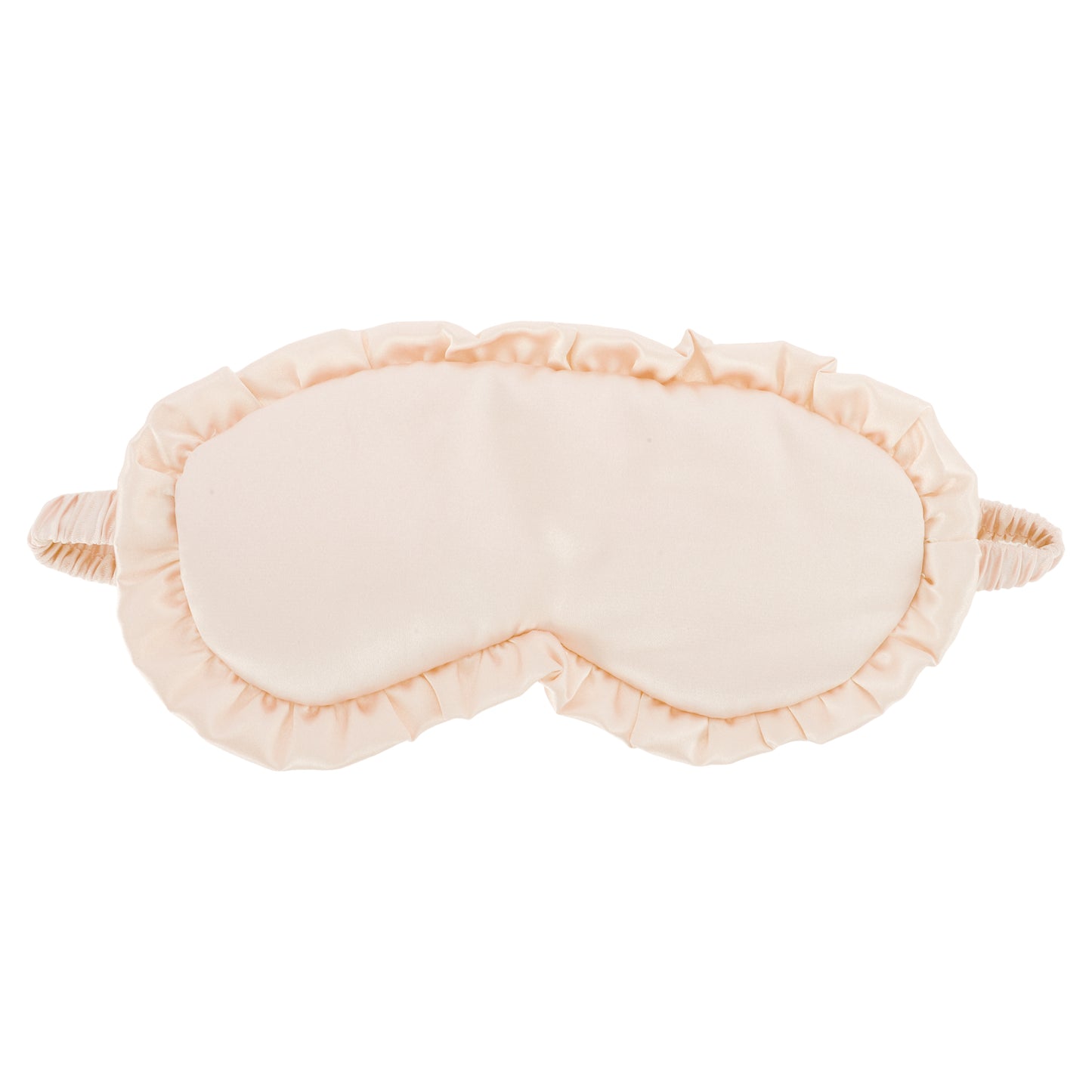 Soft Ruffle Sleep Mask Eye Shade Cover for Travel Light Pink