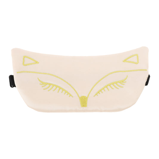 Soft Cartoon Fox Sleep Mask Eye Shade Cover for Travel Light Pink