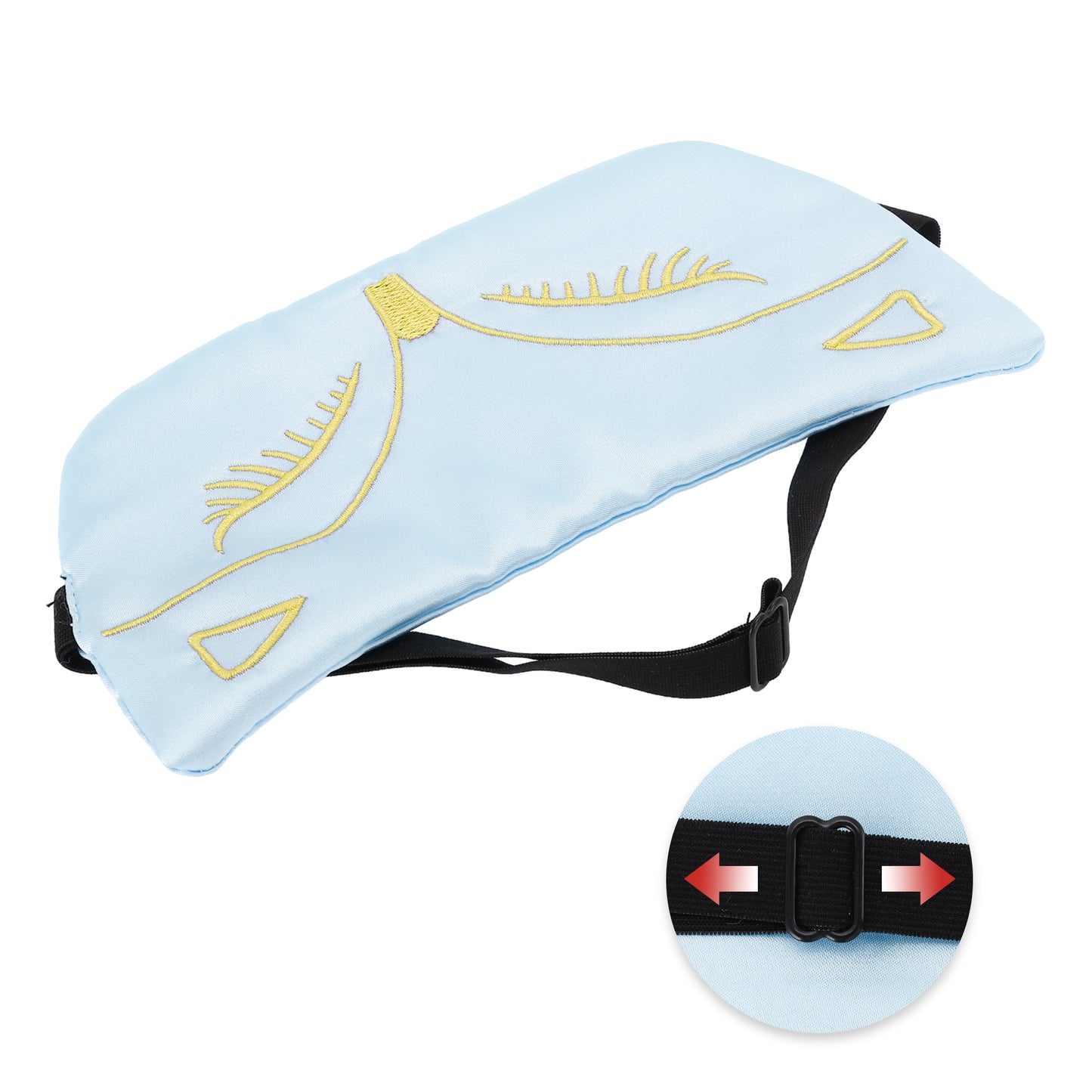 Soft Cartoon Fox Sleep Mask Eye Shade Cover for Travel Blue