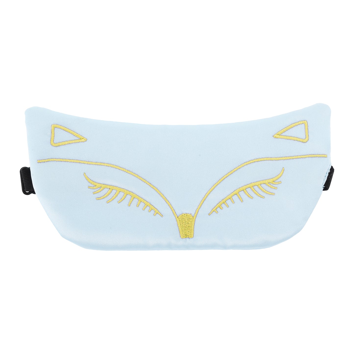 Soft Cartoon Fox Sleep Mask Eye Shade Cover for Travel Blue