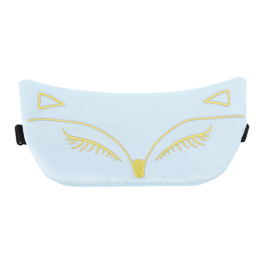 Soft Cartoon Fox Sleep Mask Eye Shade Cover for Travel Blue