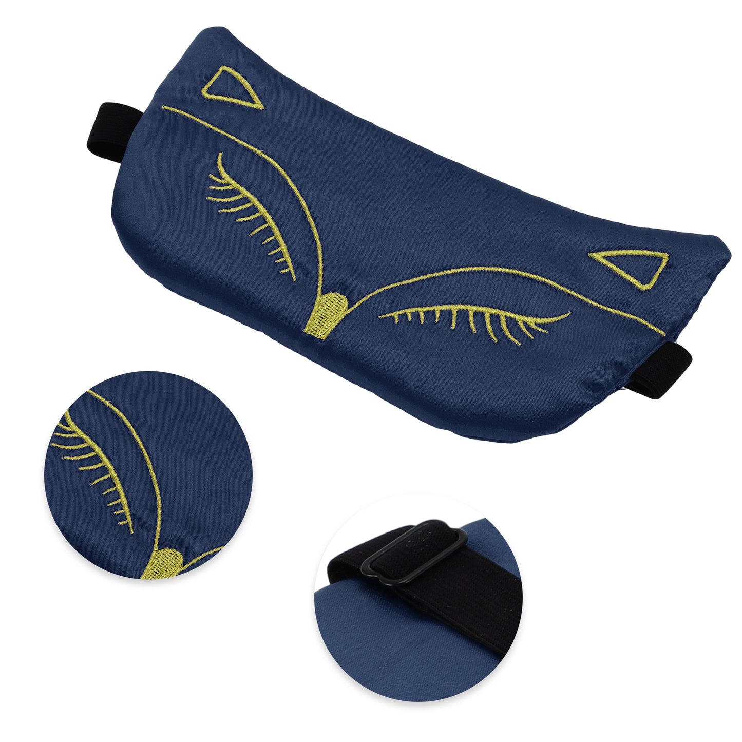 Soft Cartoon Fox Sleep Mask Eye Shade Cover for Travel Green