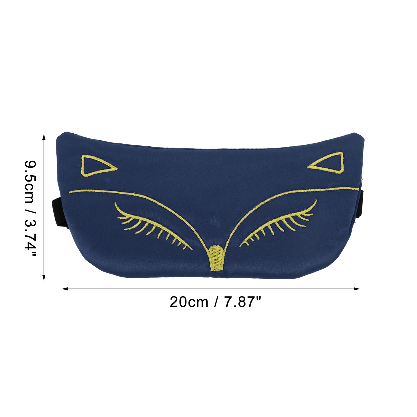 Soft Cartoon Fox Sleep Mask Eye Shade Cover for Travel Green