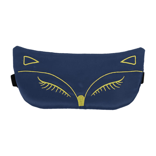 Soft Cartoon Fox Sleep Mask Eye Shade Cover for Travel Green