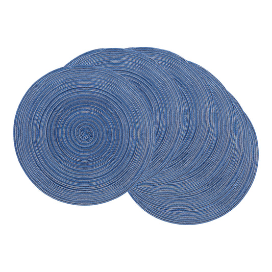 Farmhouse Placemats Set of 6 for Dining Table Decor Indoor Outdoor Washable Wipe Clean 15*15in