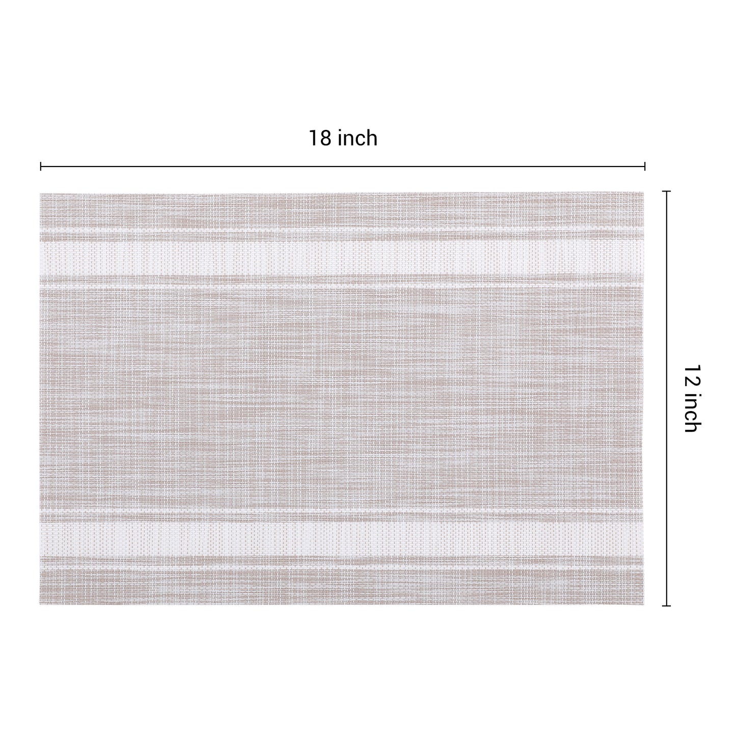 Placemats Set of 8 Vinyl for Kitchen Dining Table Decor Washable Heat Resistant 18*12in