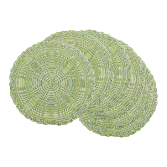Rustic Placemats Set of 6 for Dining Table Decor Indoor Outdoor Washable Wipe Clean 15*15in